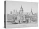 St Paul's Cathedral from Southwark Bridge, City of London, 1835-null-Premier Image Canvas