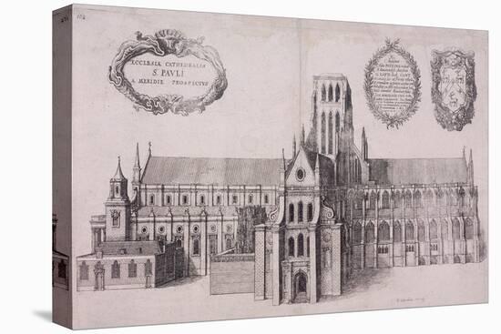 St Paul's Cathedral, London, 1656-Wenceslaus Hollar-Premier Image Canvas