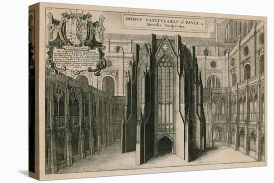 St Paul's Cathedral, London-Wenceslaus Hollar-Premier Image Canvas