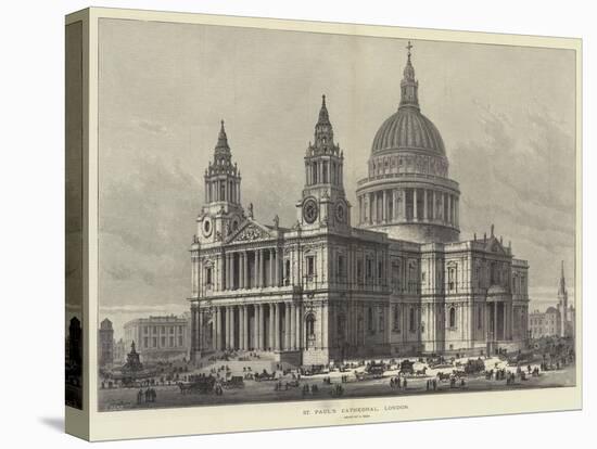 St Paul's Cathedral, London-Samuel Read-Premier Image Canvas