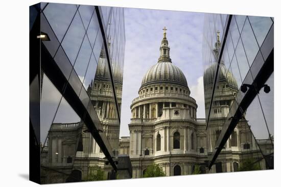 St. Paul's Cathedral Taken from the One New Change Shopping Complex in the City of London-John Woodworth-Premier Image Canvas