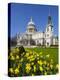 St. Paul's Cathedral with Daffodils, London, England, United Kingdom, Europe-Stuart Black-Premier Image Canvas