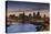 St Paul Skyline from Indian Mounds, Minneapolis, Minnesota, USA-Walter Bibikow-Premier Image Canvas