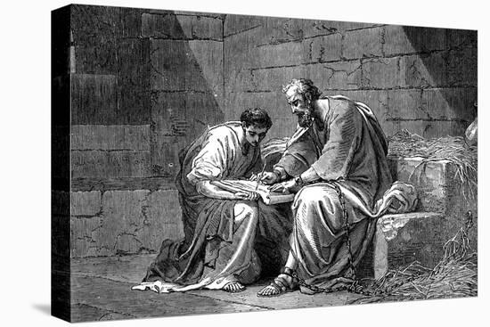 St Paul the Apostle in Prison, Writing His Epistle to the Ephesians, 1st Century Ad-null-Premier Image Canvas