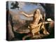 St. Paul the Hermit Being Fed by the Raven-Guercino (Giovanni Francesco Barbieri)-Premier Image Canvas