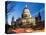 St. Pauls Cathedral dusk, London, England, United Kingdom, Europe-Charles Bowman-Premier Image Canvas