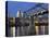 St Pauls Cathedral Seen across the Millennium Bridge-Julian Love-Premier Image Canvas