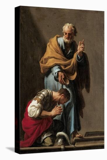 St. Peter Baptising the Centurion Cornelius-Francesco Trevisani-Premier Image Canvas