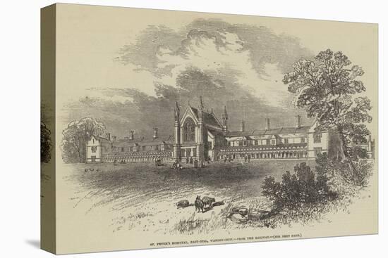 St Peter's Hospital, East-Hill, Wandsworth, from the Railway-null-Premier Image Canvas