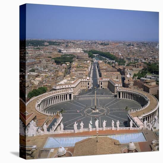 St. Peter's Square, the Vatican, Rome, Lazio, Italy, Europe-Roy Rainford-Premier Image Canvas