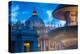 St. Peters and Piazza San Pietro at Dusk, Vatican City, UNESCO World Heritage Site, Rome, Lazio-Frank Fell-Premier Image Canvas