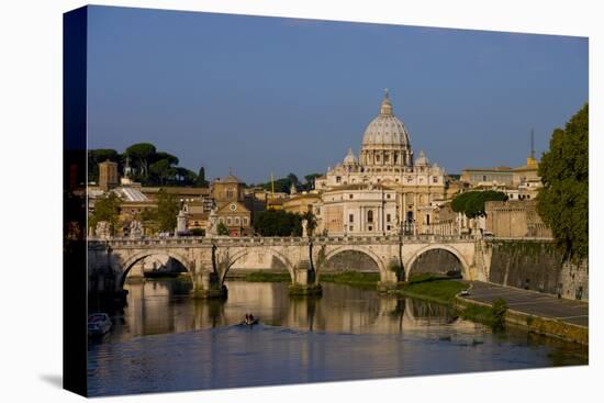 St Peters Rome Across River Tiber-Charles Bowman-Premier Image Canvas