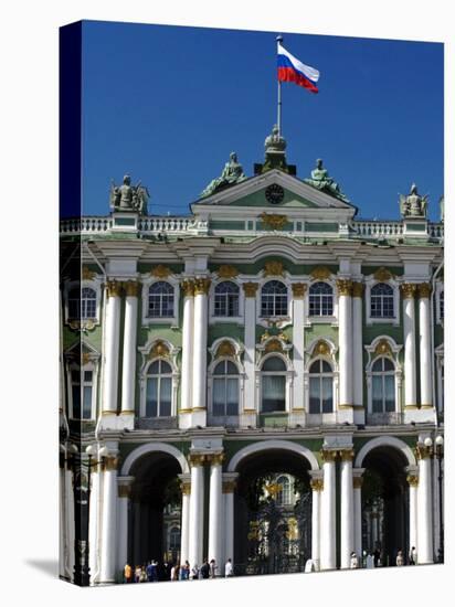 St Petersburg, Main Entrance to the Saint Hermitage Museum or Winter Palace, Russia-Nick Laing-Premier Image Canvas