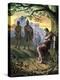 St Sebastian, Christian Martyr, Mid 19th Century-null-Premier Image Canvas