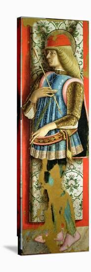 St. Sebastian, Right Hand Panel of the Second Triptych of the Valle Castellamo-Carlo Crivelli-Premier Image Canvas