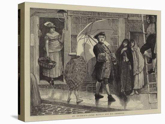 St Swithin'S, Jonas Hanway and His Umbrella-Sir James Dromgole Linton-Premier Image Canvas