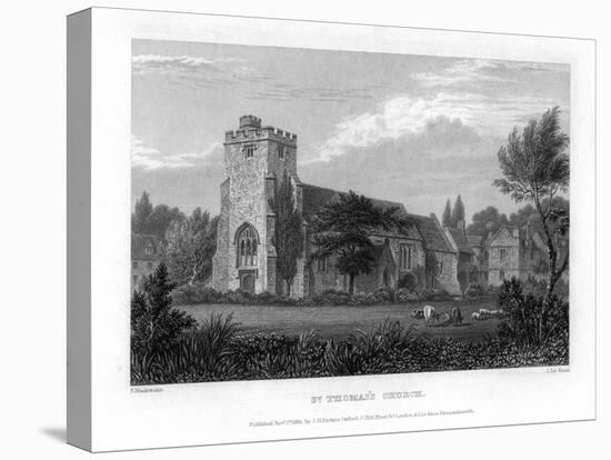 St Thomas's Church, Oxford, 1835-John Le Keux-Premier Image Canvas