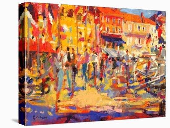 St. Tropez Promenade-Peter Graham-Premier Image Canvas