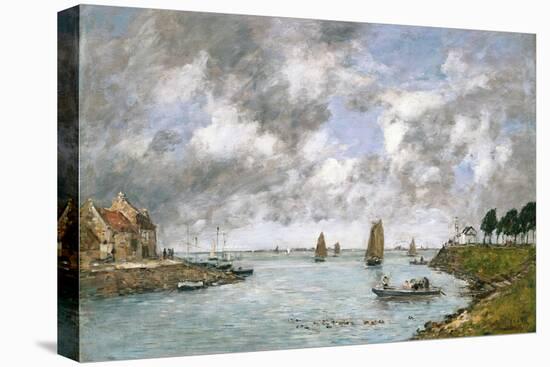 St. Valery on the Somme, 1891-Eugène Boudin-Premier Image Canvas