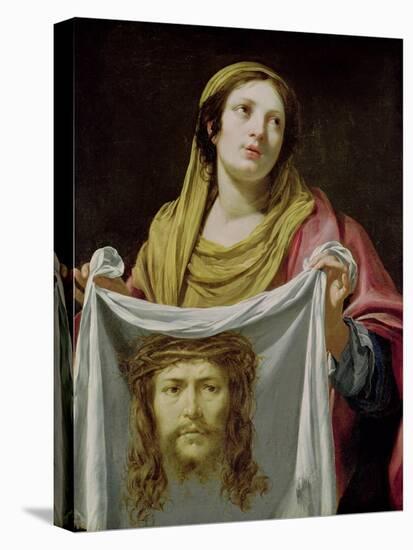 St. Veronica Holding the Holy Shroud-Simon Vouet-Premier Image Canvas