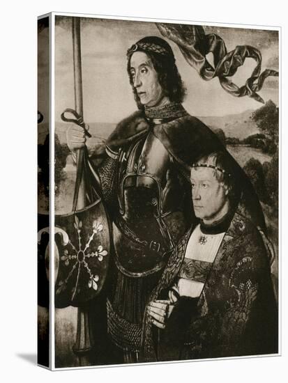 St Victor and a Donor-Hugo van der Goes-Premier Image Canvas