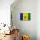 St. Vincent And The Grenadines Flag Design with Wood Patterning - Flags of the World Series-Philippe Hugonnard-Stretched Canvas displayed on a wall