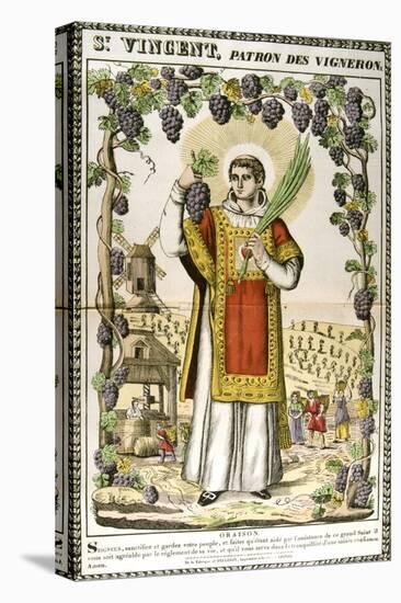 St Vincent, Spanish Christian Martyr, 19th Century-null-Premier Image Canvas