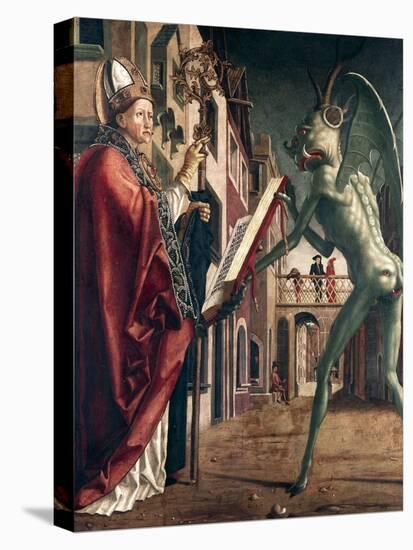 St Wolfgang and the Devil, Life of St Wolfgang, 1471-1475-Michael Pacher-Premier Image Canvas