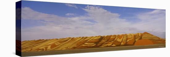 Stack of Maize Crops on a Field, Alma, Harlan County, Nebraska, USA-null-Premier Image Canvas