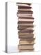 Stack of Old Hardcover Books-null-Premier Image Canvas