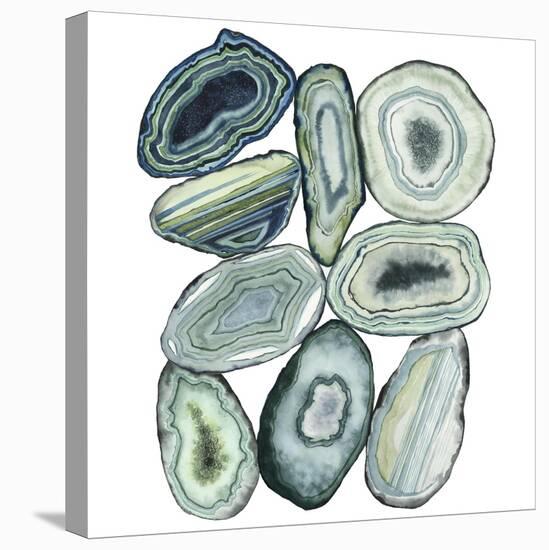 Stacked Agate II-Grace Popp-Stretched Canvas