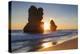 Stacks of Twelve Apostles at Gibson Steps, Port Campbell National Park, Great Ocean Road, Victoria,-Ian Trower-Premier Image Canvas