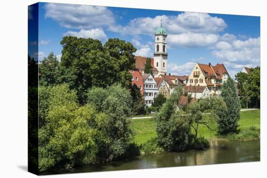 Stadtamhof, Old Quarter in Regensburg, Bavaria, Germany-Michael Runkel-Premier Image Canvas