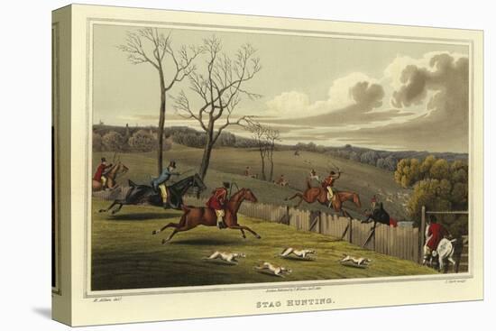 Stag Hunting-Henry Thomas Alken-Premier Image Canvas