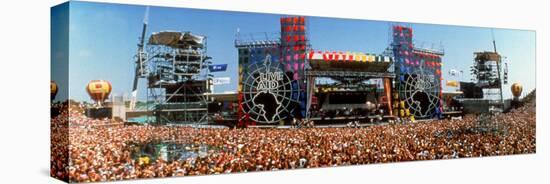 Stage and Audience at Live Aid Concert, to Benefit Famine-Stricken African People-null-Premier Image Canvas