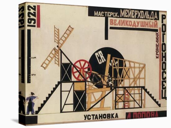 Stage Design for the Theatre Play the Magnificent Cuckold (Le Cocu Magnifiqu)-Lyubov Sergeyevna Popova-Premier Image Canvas