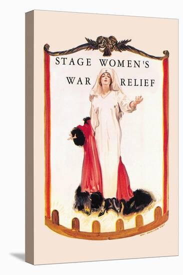 Stage Women's War Relief-James Montgomery Flagg-Stretched Canvas