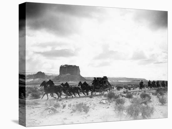 Stagecoach, 1939-null-Stretched Canvas