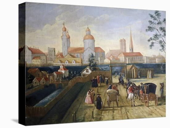 Stagecoach Station in Munich, 1775-Joseph Stephan-Premier Image Canvas