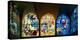Stained glass Chagall Windows at Hadassah Medical Centre, Jerusalem, Israel-null-Premier Image Canvas