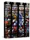 Stained Glass of Joan of Arc in Sainte-Croix Cathedral, Orleans, Loiret, France, Europe-null-Premier Image Canvas