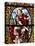 Stained Glass of John the Baptist, Saint-Louis Cathedral, Versailles, France, Europe-null-Premier Image Canvas