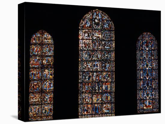 Stained Glass Window, Chartres Cathedral, France-Pol M.R. Maeyaert-Premier Image Canvas