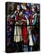 Stained Glass Window of St. Louis Holding the Crown of Thorns, St. Louis Church, Vosges, France-Godong-Premier Image Canvas