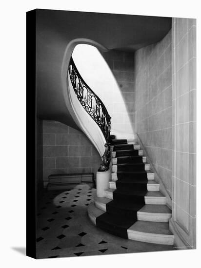 Staircase Inside Mansion Named Carolands, Built by Mrs. Harriet Pullman Carolan Schermerhorn-Nat Farbman-Premier Image Canvas