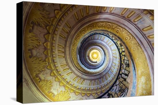 Staircase inside the Benedectine abbey, Melk, Lower Austria, Austria-Stefano Politi Markovina-Premier Image Canvas