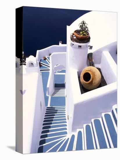 Stairway of a Whitewashed Church-Jonathan Hicks-Premier Image Canvas