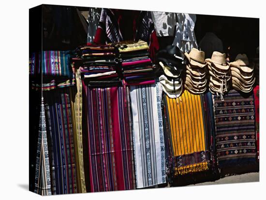 Stall in a Native American Street Market, Santa Fe, New Mexico, USA-Charles Sleicher-Premier Image Canvas