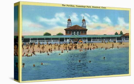 Stamford Connecticut View Of The Cummings Park Pavilion Art Print Lantern Press Art Com