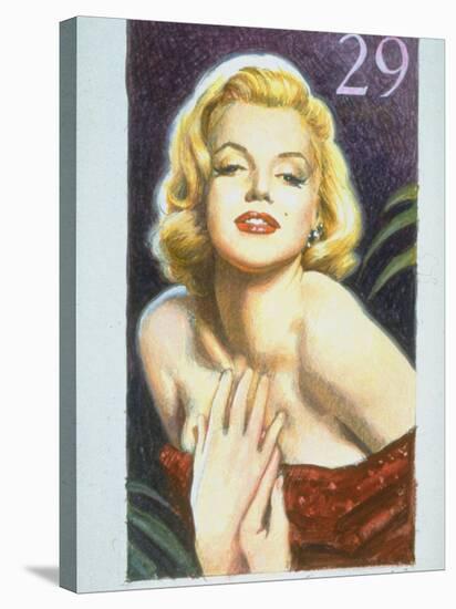 Stamp Honoring Actress Marilyn Monroe-null-Premier Image Canvas